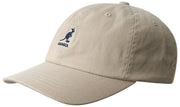 Kangol gewassen baseballpet - kaki beige