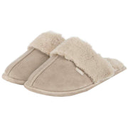 totes-toasties-velour-mule-slippers---taupe-beige-34475705