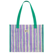 Hindbag Claude Tote Bag - Groen/Parma Strepen