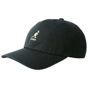 Kangol gewassen baseballpet - zwart
