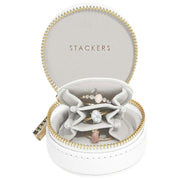 Stackers Oyster Travel Sieradendoosje - Witte Kiezelsteen