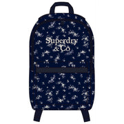 Superdry & Co Heritage rugzak met all-over print - Primrose Navy bloemen