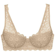 Triumph Amourette beugelbeha met kant, huidbeige