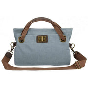 ZEDE Pont Des Arts Medium Cross Body Bag - Blue Grey