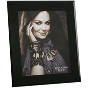Juliana Impressions Glass Plain Design Photo Frame 6 x 8 - Black