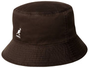 Kangol gewassen vissershoed - koffieboon bruin