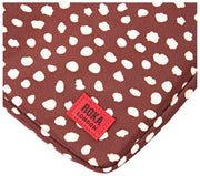 Roka Brick Lane laptoptas van gerecycled canvas - Bruine vlek