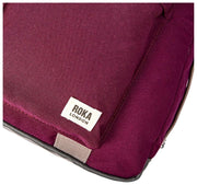 Roka Gatwick kleine plunjezak van gerecycled canvas - kersenlak rood