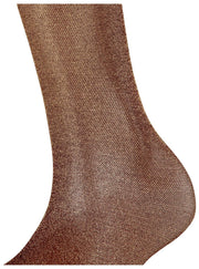 Falke Glitter 30 Denier Kniekousen - Barolo/Goud