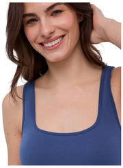 Falke dagelijkse naadloze vesttop - Captain Blue