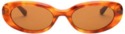 MessyWeekend Lola Blue Light Zonneleesbril - Bruin Lava