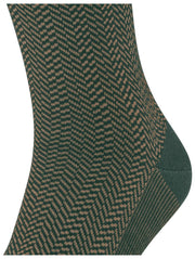 Falke Airport visstreep sokken - Hunter Green