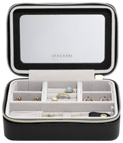 Stackers Luxe reissieradendoos - Zwart Raffia