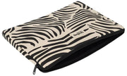 Hindbag Ava Kleine 13inch Laptoptas - Ecru Zebra
