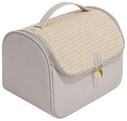 Stackers Grote Cosmetische Etui - Taupe Raffia