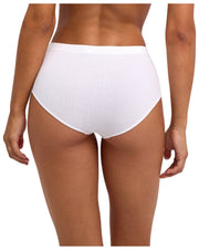 Falke Daily Naadloze Mid Taille Slip - Wit