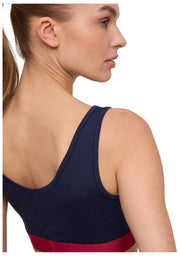 Falke Daily Comfort Print 2-pack bustier bralette - zwart/rood