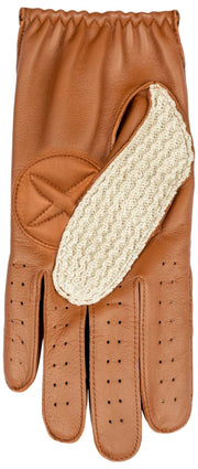 Dents The Suited Racer Hatcher Leren autohandschoenen - Cognac Tan