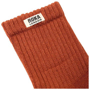 Roka Windsor Solid Crew Sokken - Bran Brown