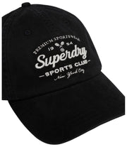 Superdry & Co Vintage Club-honkbalpet - Vintage zwart