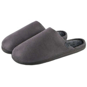 isotoner-square-patterned-smart-mule-slippers---grey-34523482