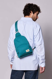 Achtertas Felix Sling Bag - Pauwblauw