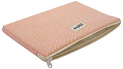 Hindbag Ava Small Weave 13inch Laptoptas - Koraalroze