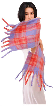 Poeder Flora Cosy Sjaal - Mandarijn Mix