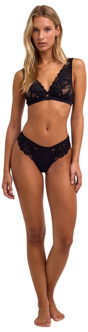 Falke Delicate Touch String - Zwart