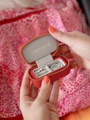 Stackers Petite Reissieradendoosje met Rits - Rood
