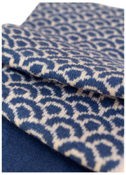 Poeder Agatha Cosy Sjaal - Denim Mix Blauw