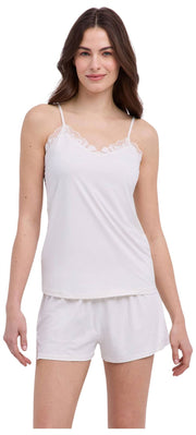 Falke Delicate Touch Chemise Top - Ivoor