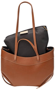 Elie Beaumont Origami Tote Bag - Bruin