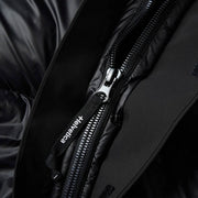 Helvetica Mountain Pioneers Queyras Hodded donsjack - Zwart