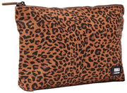 Roka Maida Vale medium katoenen canvas tasje - Mini Luipaardbruin