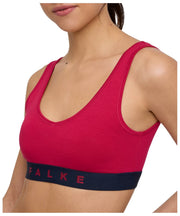 Falke Daily Comfort Print 2-pack bustier bralette - rood/zwart