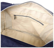 Roka Sloane middelgrote draagtas van katoenen canvas - marineblauw