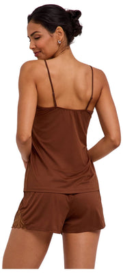 Falke Delicate Touch Chemise Top - Hertenbruin
