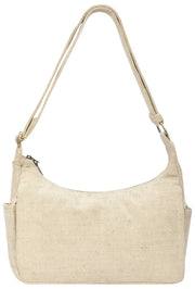 Hindbag Emile Multi Pocket Schoudertas - Jute Beige