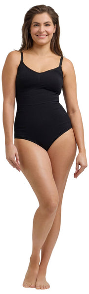 Falke Smart Support Shaping Slip met hoge taille - Zwart