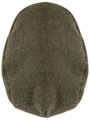 Dents Grafham visgraat tweed platte pet - bosgroen