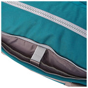 Roka Gatwick medium plunjezak van gerecycled canvas - diep blauwgroen