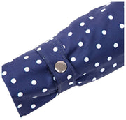 Roka Waterloo Paraplu van gerecycled nylon - Marineblauw Polka Dot