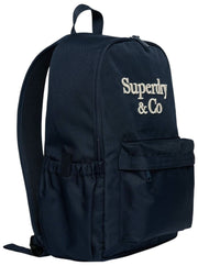 Superdry & Co Company Logo-rugzak - Eclipse Marine/Gebroken Wit