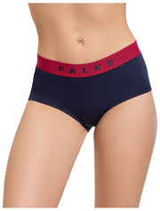 Falke Daily Comfort Print 2-Pack hipster slip - zwart/rood