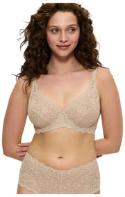 Triumph Amourette kanten bh met beugel - Huidbeige