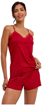 Falke Delicate Touch Chemise Top - Ventimiglia Rood