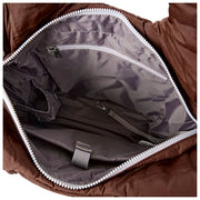 Roka Oxford Medium Taslon Schoudertas - Chocoladebruin