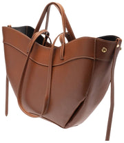Elie Beaumont Origami Tote Bag - Bruin