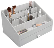 Stackers supergrote make-up organizer - kiezelgrijs